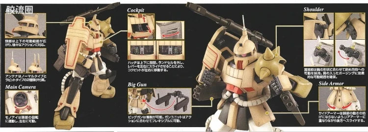Bandai MG 1/100 MS-06K Zaku Cannon