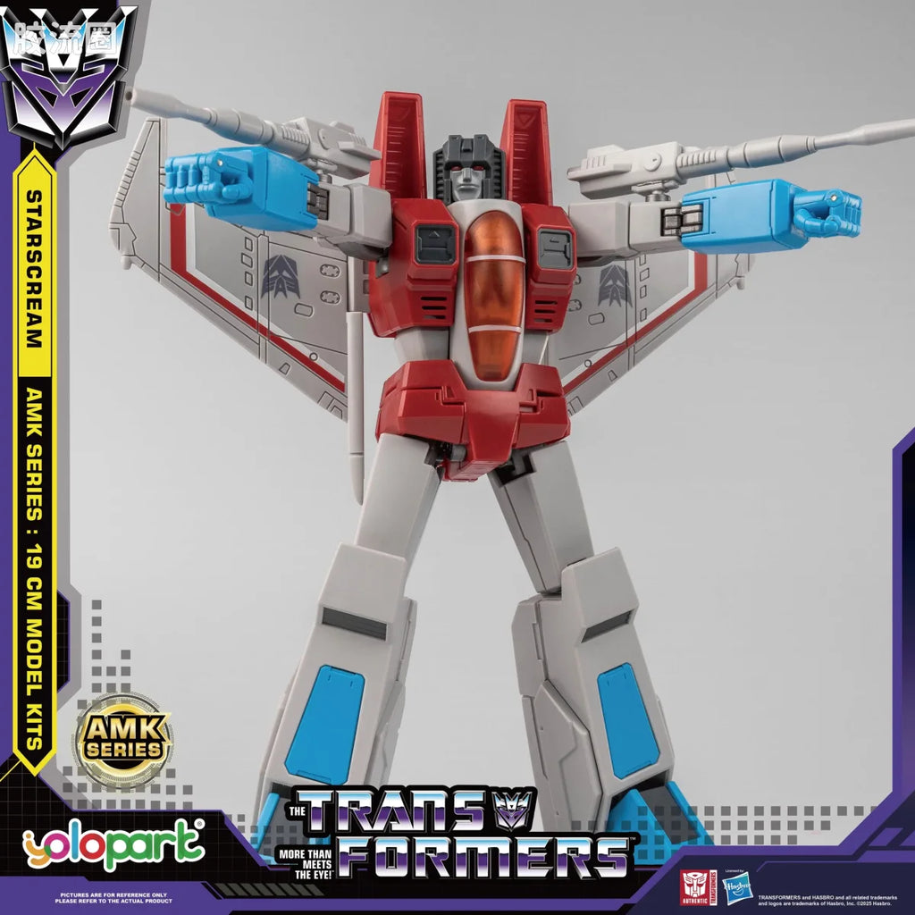 YOLOPARK Transformers Generation One Amk Series 19cm Starscream Model Kit
