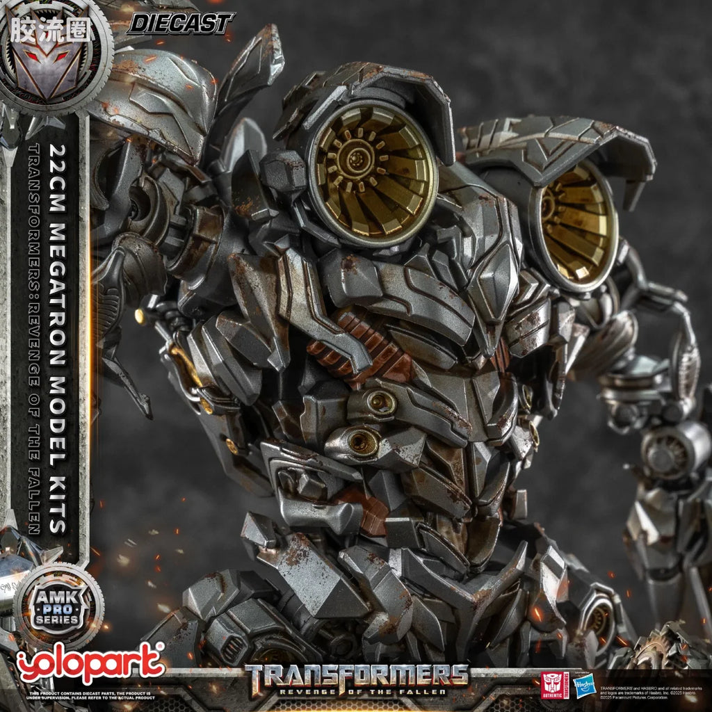 YOLOPARK Amk Pro Series Transformers Revenge Of The Fallen 22cm Megatron Model Kits