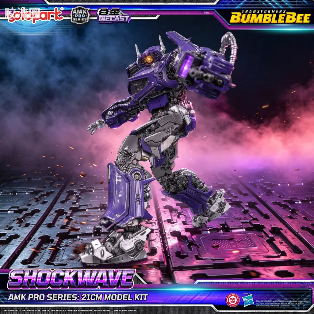 YOLOPARK Transformers Bumblebee The Movie Amk Pro Series Shockwave Model Kit