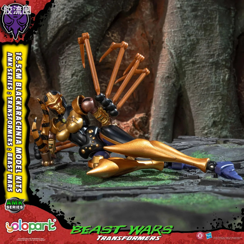 YOLOPARK Transformers Beast Wars Amk Series Blackarachnia Model Kit