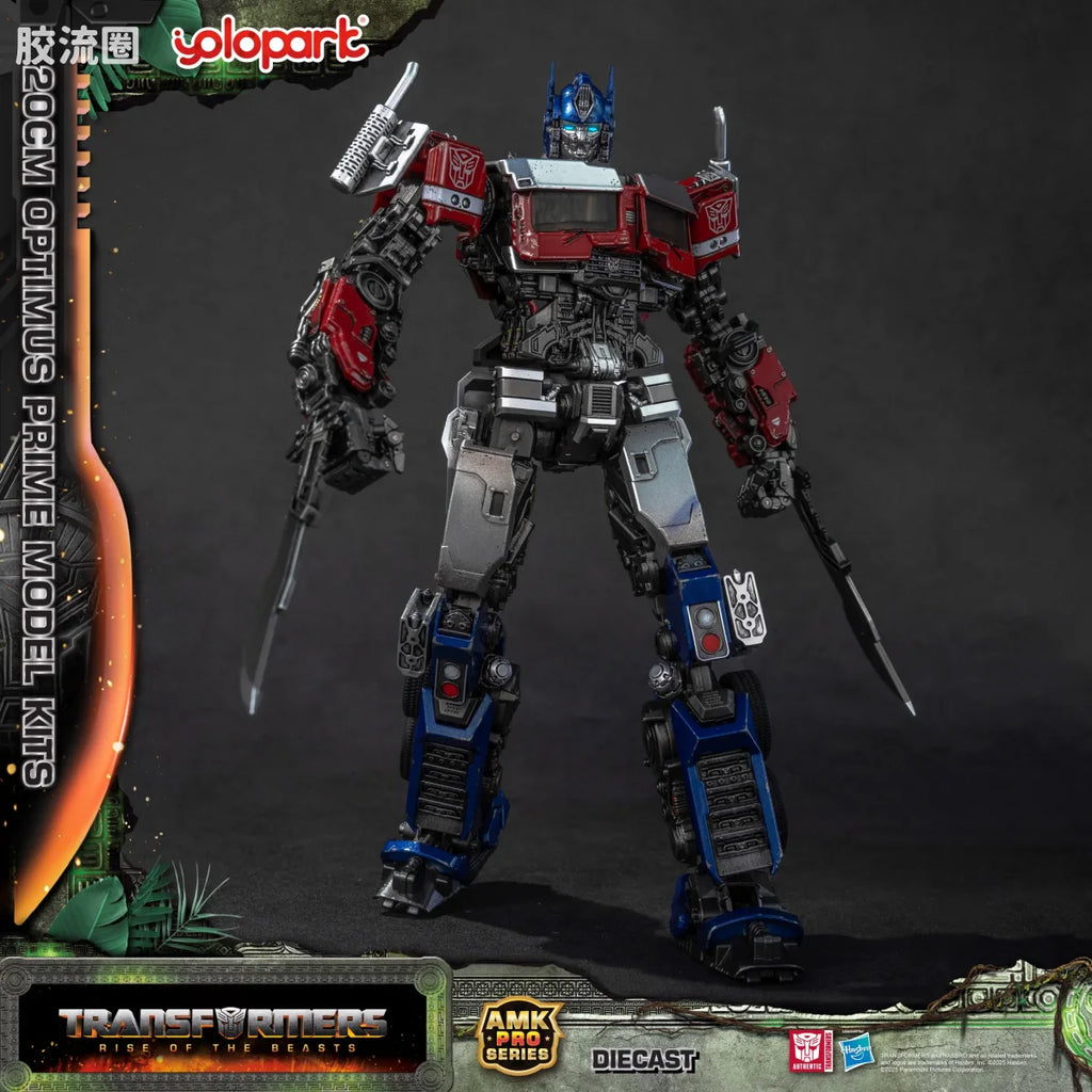 YOLOPARK Transformers Rise Of The Beasts Amk Pro Series 20cm Optimus Prime Model Kit