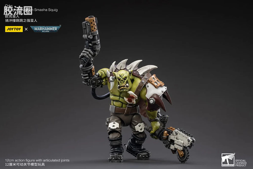 JoyToy Orks Squighog Nob on Smasha Squig