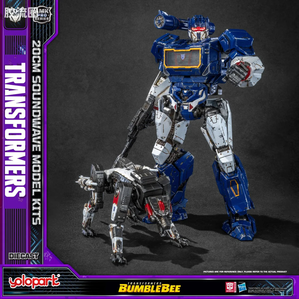 YOLOPARK Transformers Bumblebee Amk Pro Series 20cm Soundwave Model Kit