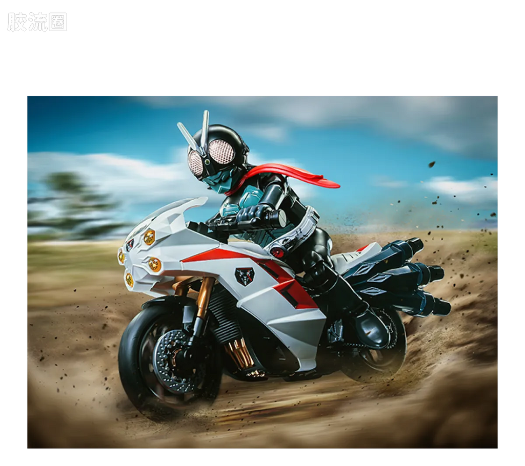 Blokees Shin Kamen Rider Classic Collection Kamen Rider No.1 with Cyclone Model Kit