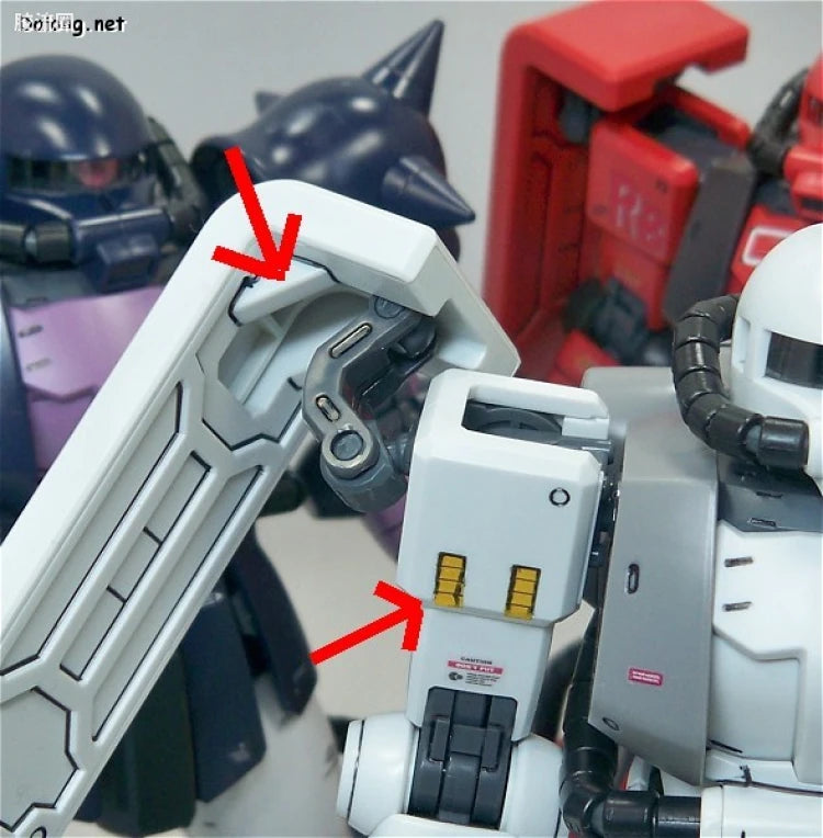 Bandai MG 1/100 MS-06R-1A Zaku II (Shin Matsunaga Custom) (Ver.2.0)
