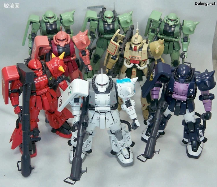 Bandai MG 1/100 MS-06R-1A Zaku II (Shin Matsunaga Custom) (Ver.2.0)