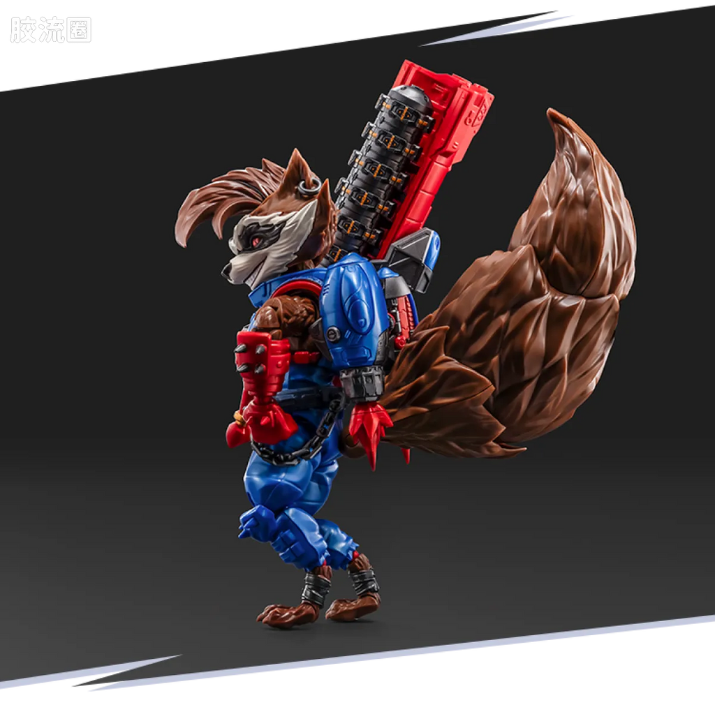 Blokees Marvel Rivals Champion Class 08 Rocket Raccoon Model Kits | Blokees