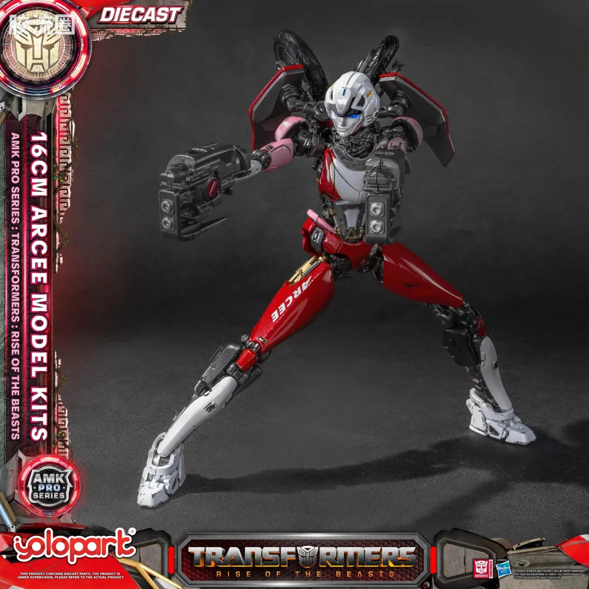 YOLOPARK Transformers Rise Of The Beasts Amk Pro Series Arcee Model Kit