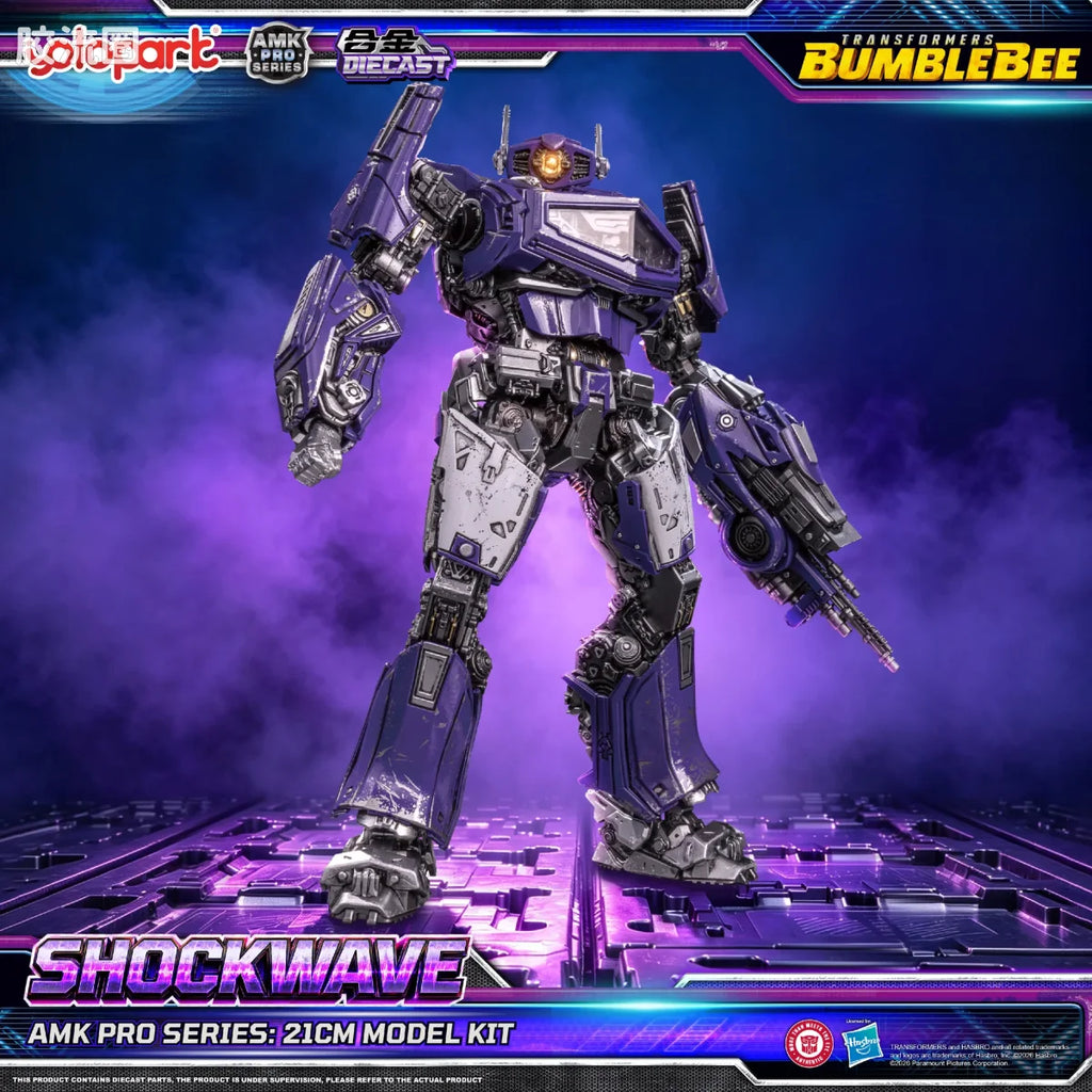 YOLOPARK Transformers Bumblebee The Movie Amk Pro Series Shockwave Model Kit
