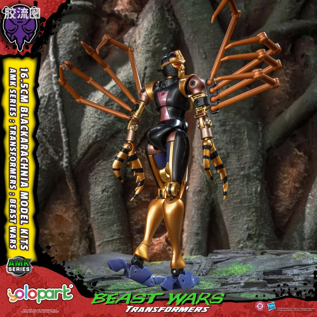YOLOPARK Transformers Beast Wars Amk Series Blackarachnia Model Kit