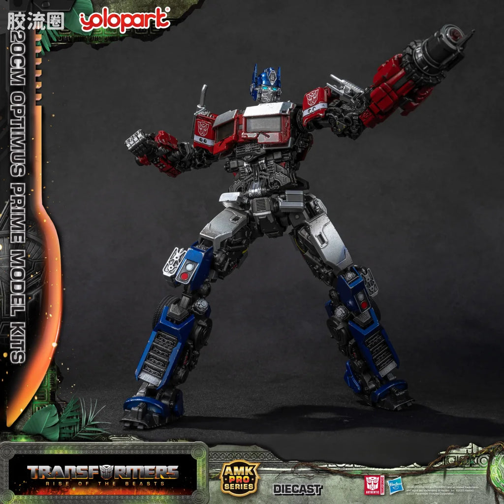 YOLOPARK Transformers Rise Of The Beasts Amk Pro Series 20cm Optimus Prime Model Kit