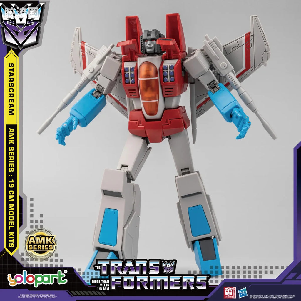 YOLOPARK Transformers Generation One Amk Series 19cm Starscream Model Kit