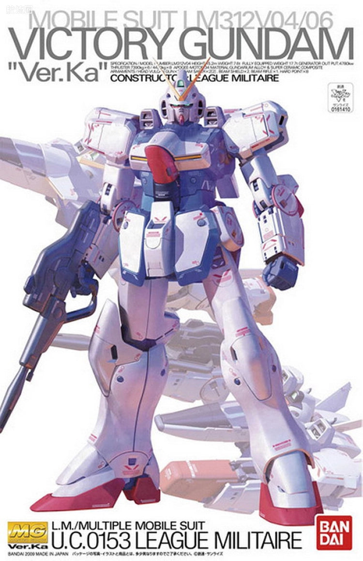 Bandai MG 1/100 LM312V04 Victory Gundam Ver.Ka