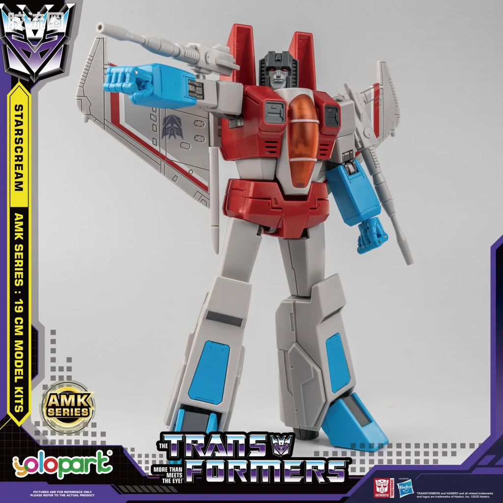 YOLOPARK Transformers Generation One Amk Series 19cm Starscream Model Kit