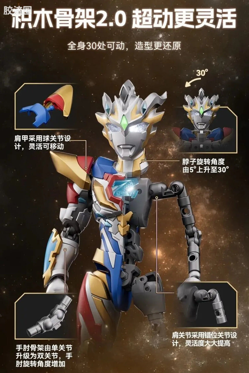 Blokees Ultraman Legend Edition Zeta Delta Rise Claw
