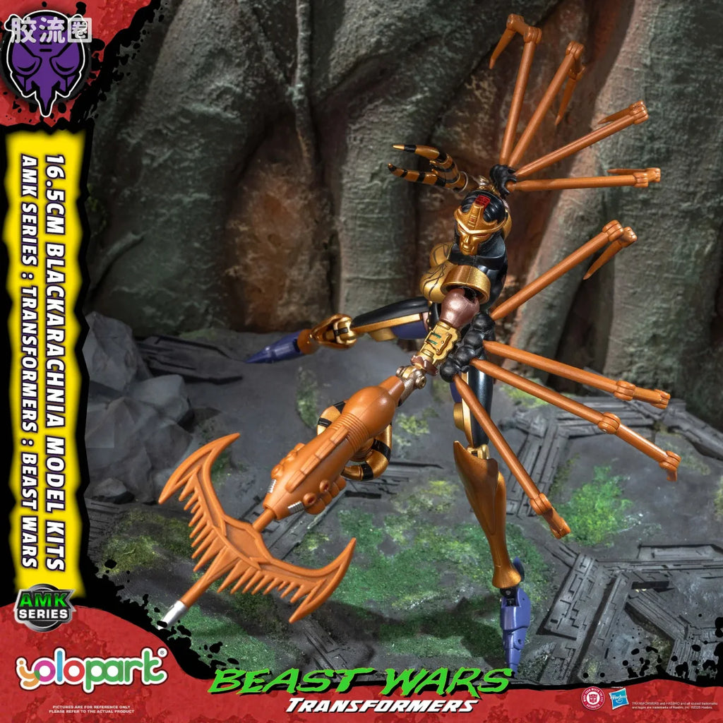 YOLOPARK Transformers Beast Wars Amk Series Blackarachnia Model Kit