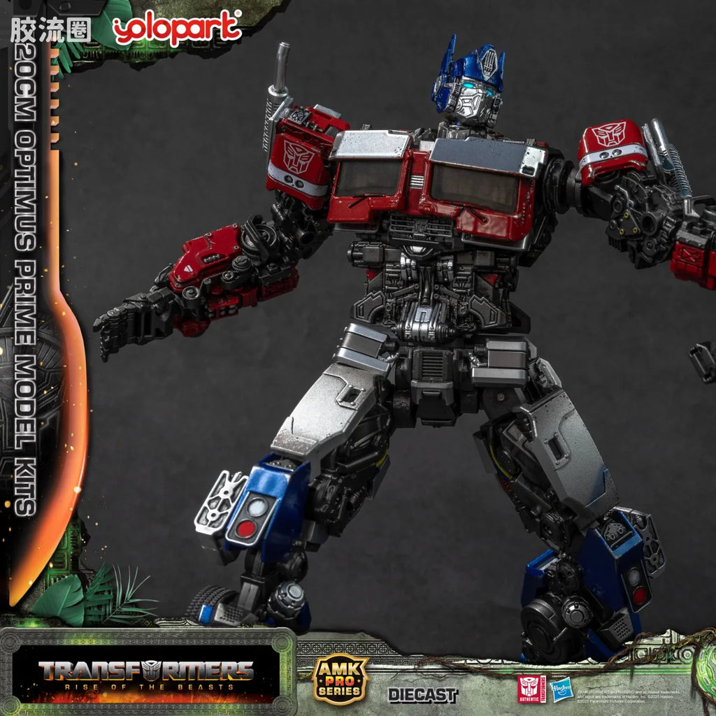 YOLOPARK Transformers Rise Of The Beasts Amk Pro Series 20cm Optimus Prime Model Kit