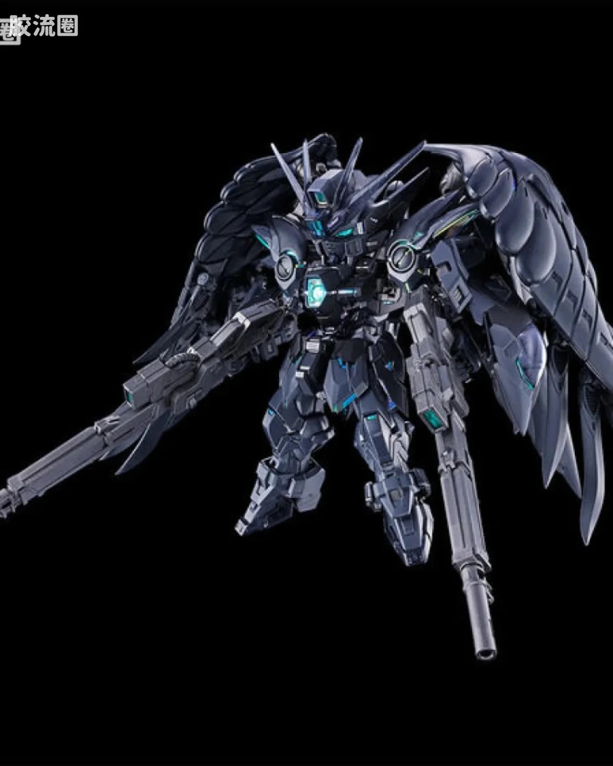 P-Bandai MGSD Wing Gundam Zero EW [Structural Coating / Black]