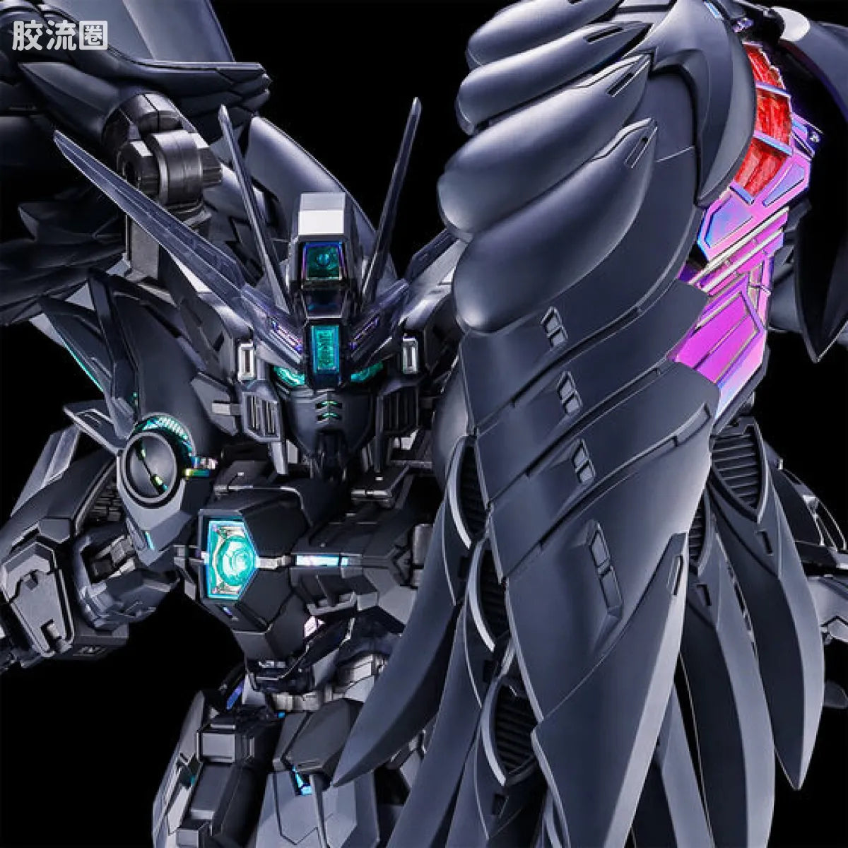 P-Bandai MGSD Wing Gundam Zero EW [Structural Coating / Black]