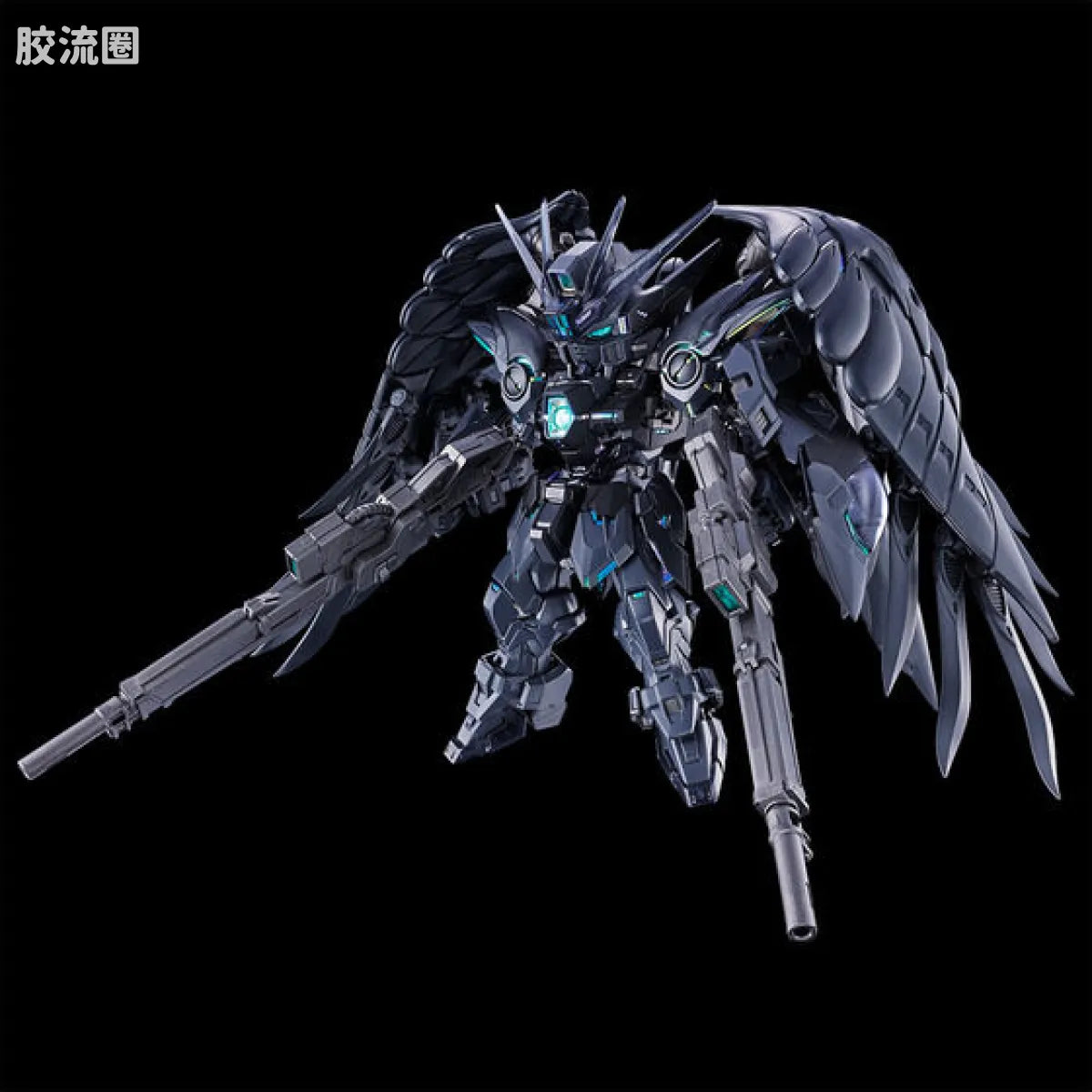 P-Bandai MGSD Wing Gundam Zero EW [Structural Coating / Black]