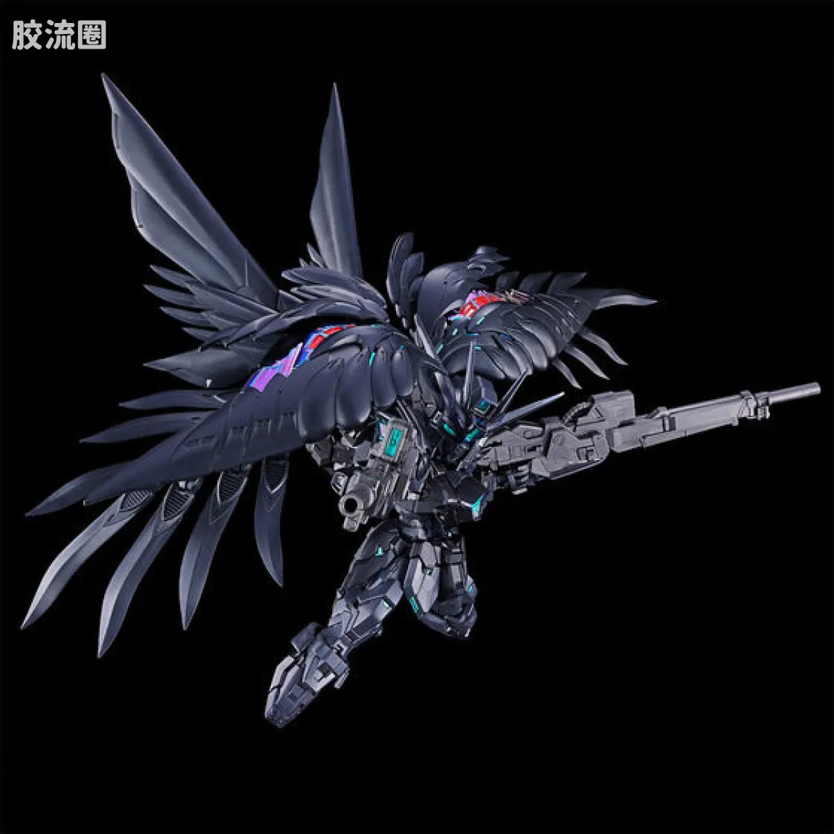 P-Bandai MGSD Wing Gundam Zero EW [Structural Coating / Black]