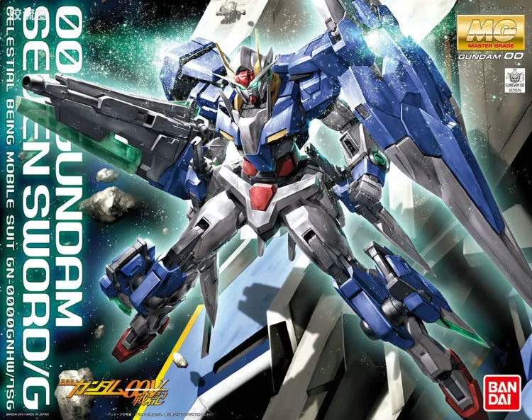 Bandai MG 1/100 GN-0000GNHW/7SG 00 Gundam Seven Sword/G