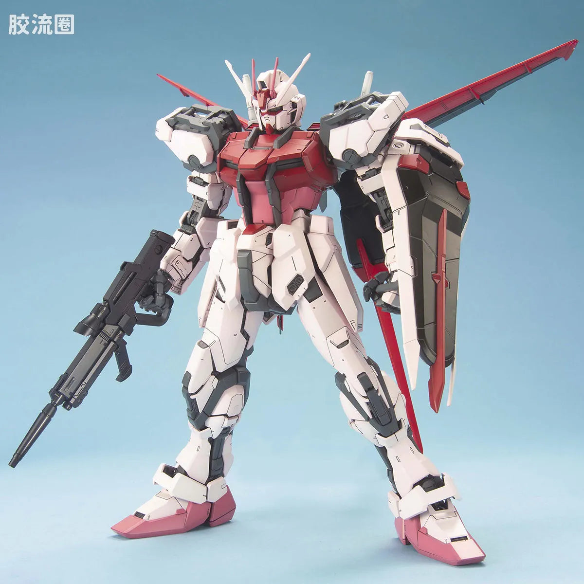 Bandai PG 1/60 MBF-02+AQM/E-X01 Aile Strike Rouge + FX-550 Skygrasper