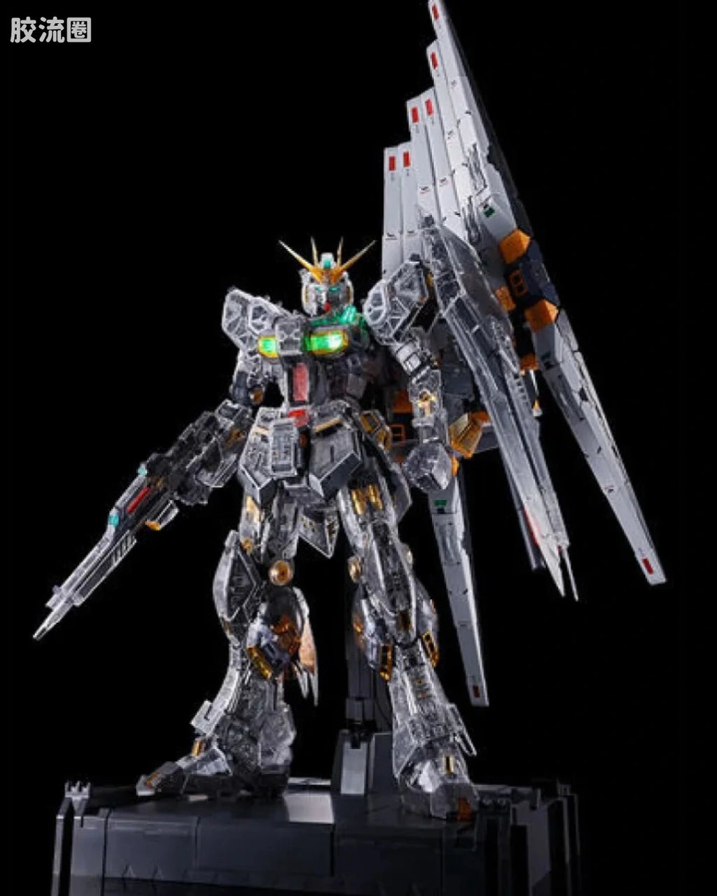 P-Bandai PG UNLEASHED 1/60 Fin Funnels & Clear Color Body for RX-93 ν Gundam