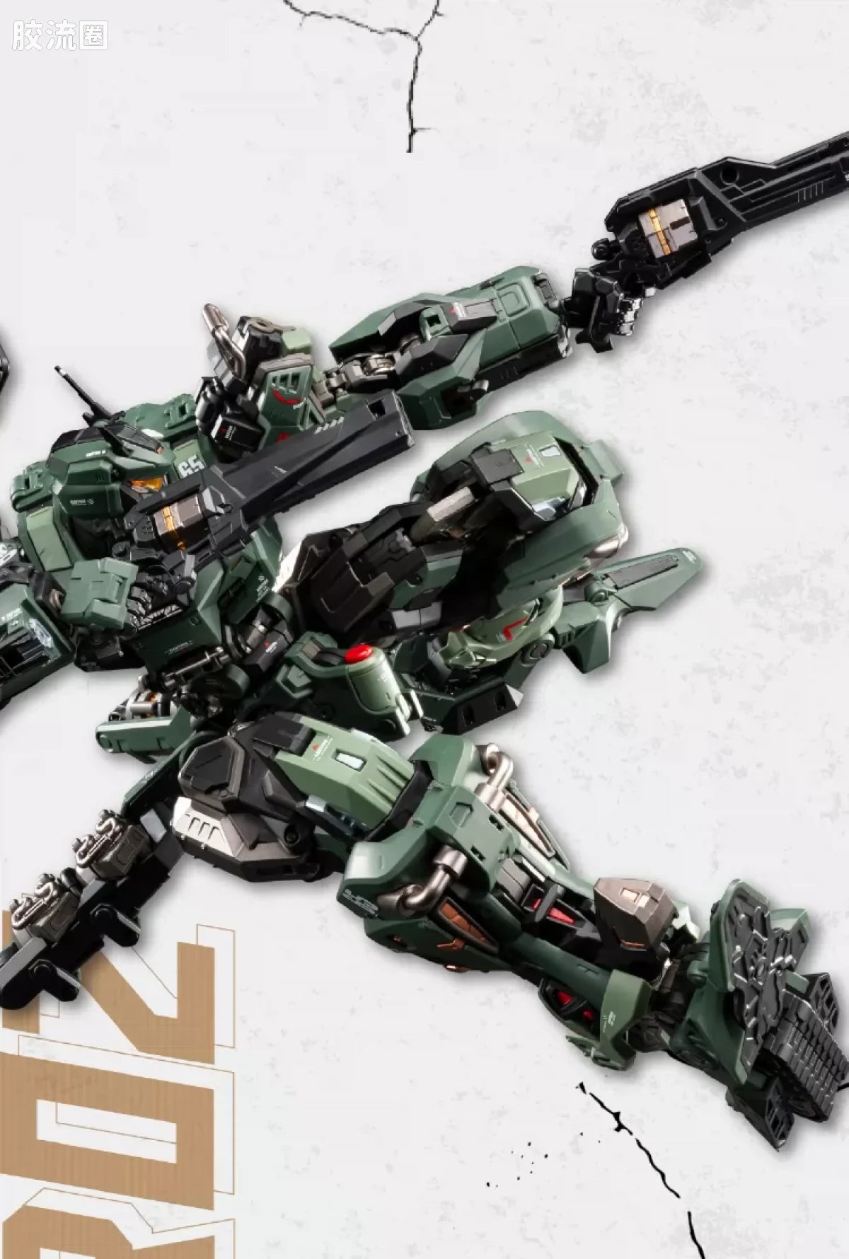 Motor Nuclear Legend of Star General Blazing Stars MNP-CR02A Type-65 JiHu-II (Assault Ver.) Model Kit