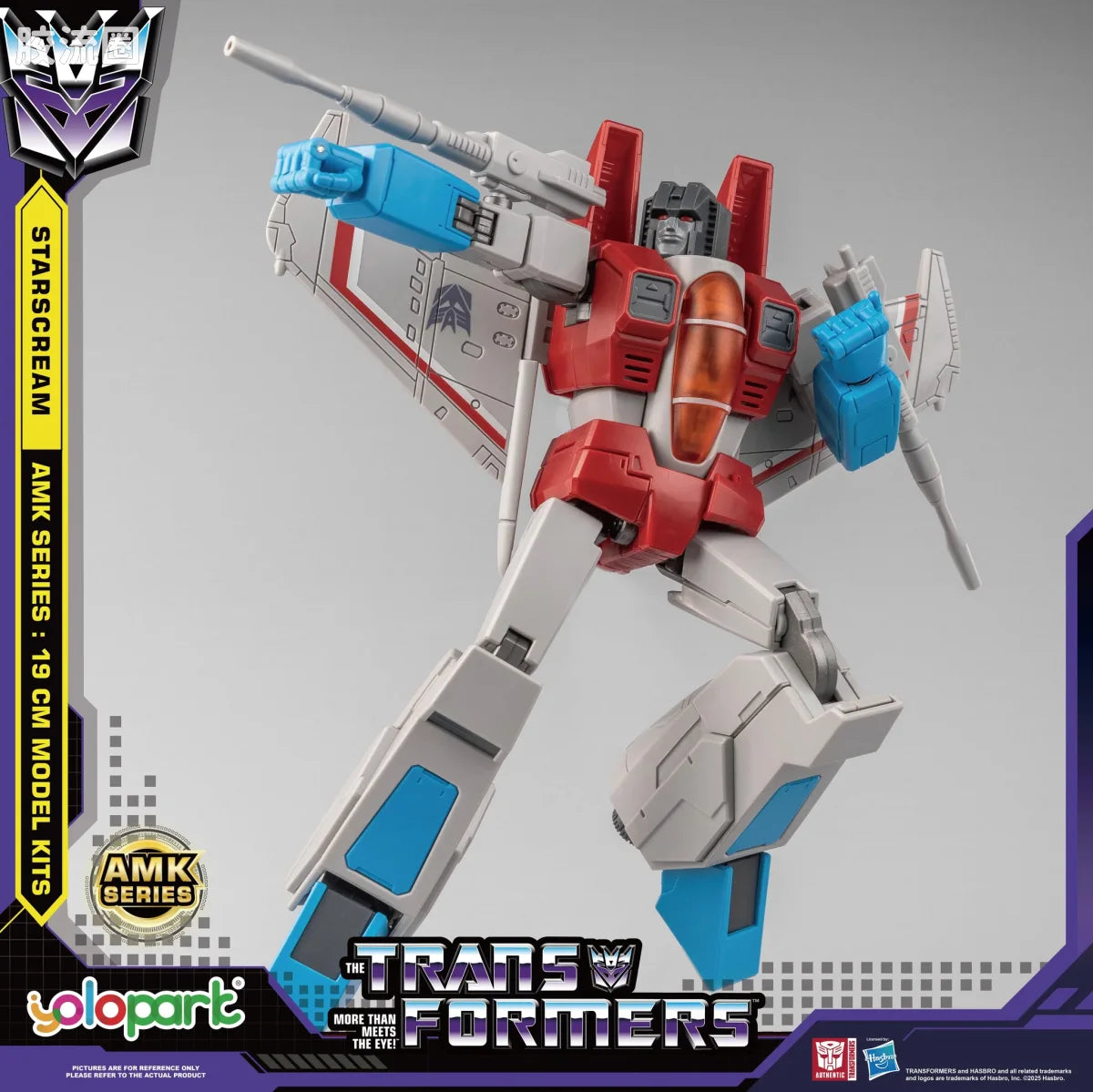 YOLOPARK Transformers Generation One Amk Series 19cm Starscream Model Kit