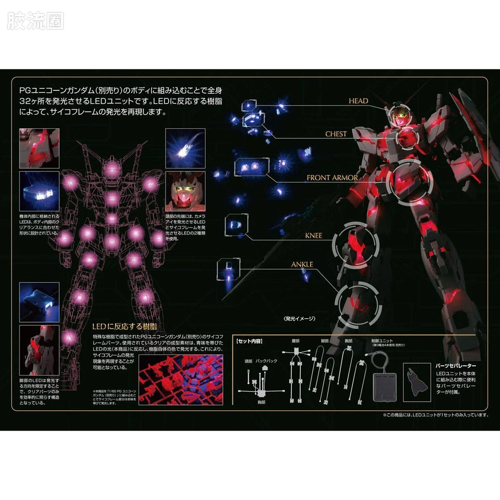 Bandai PG 1/60 LED Unit for RX-0 Unicorn Gundam