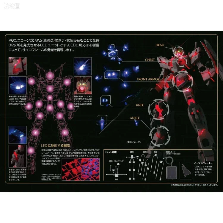 Bandai PG 1/60 LED Unit for RX-0 Unicorn Gundam