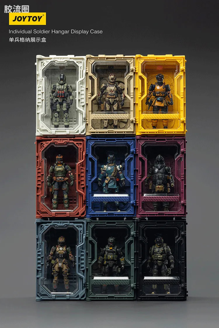 JoyToy Individual Soldier Hangar Display Case Titanium Grey