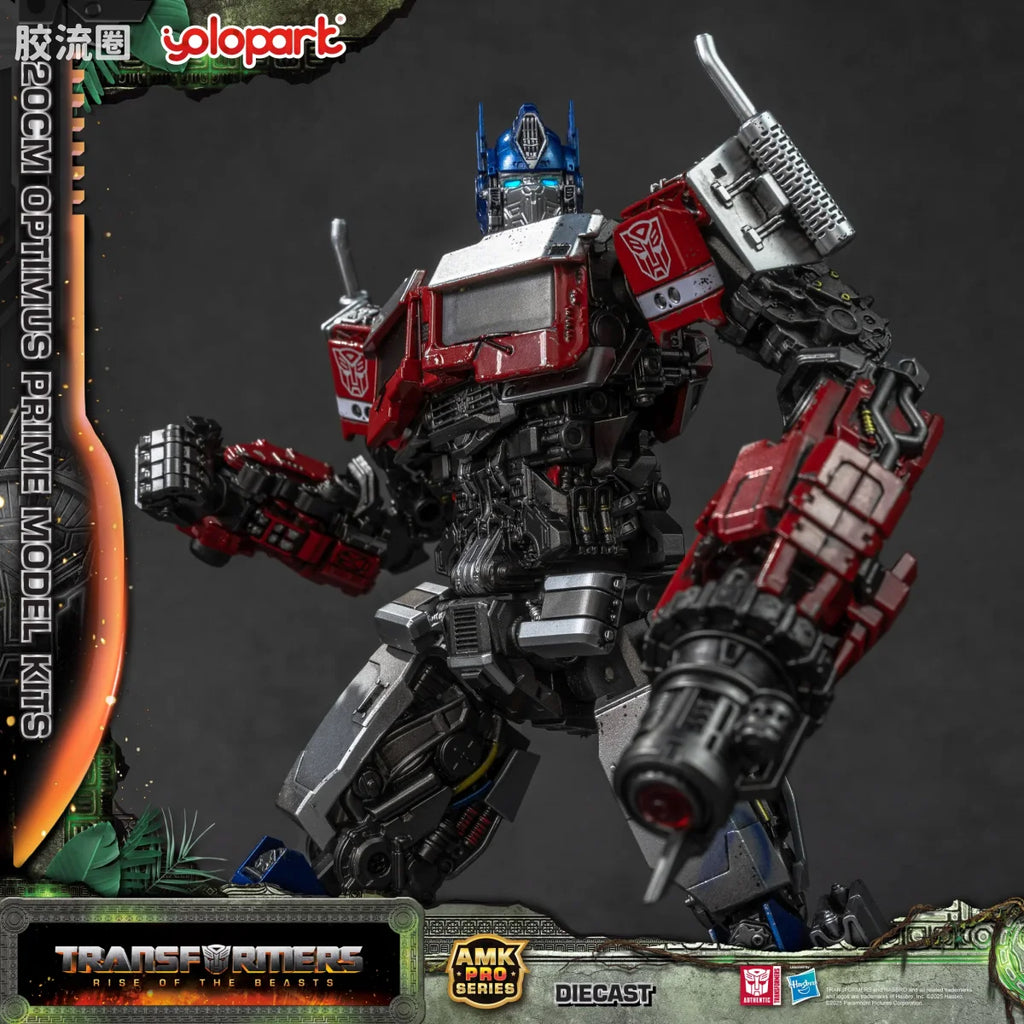 YOLOPARK Transformers Rise Of The Beasts Amk Pro Series 20cm Optimus Prime Model Kit