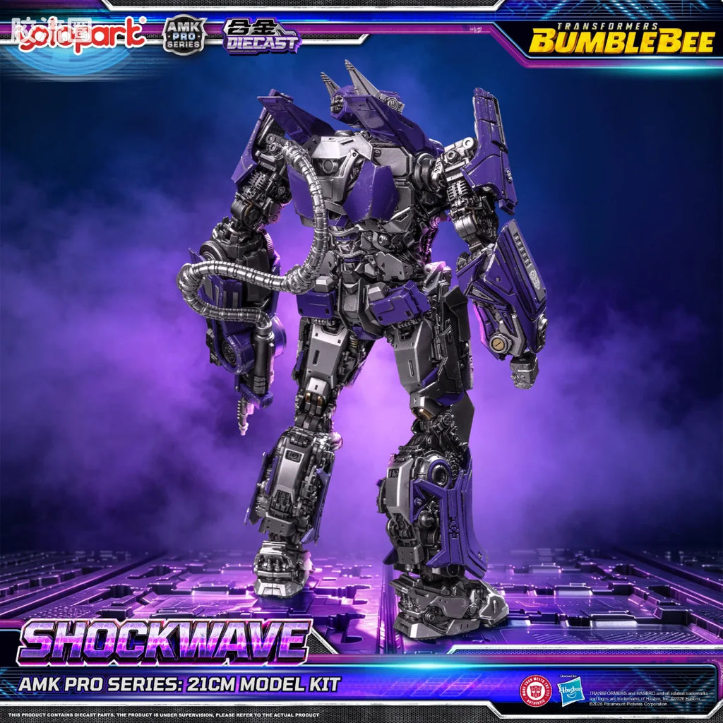 YOLOPARK Transformers Bumblebee The Movie Amk Pro Series Shockwave Model Kit
