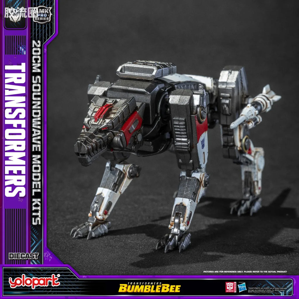 YOLOPARK Transformers Bumblebee Amk Pro Series 20cm Soundwave Model Kit