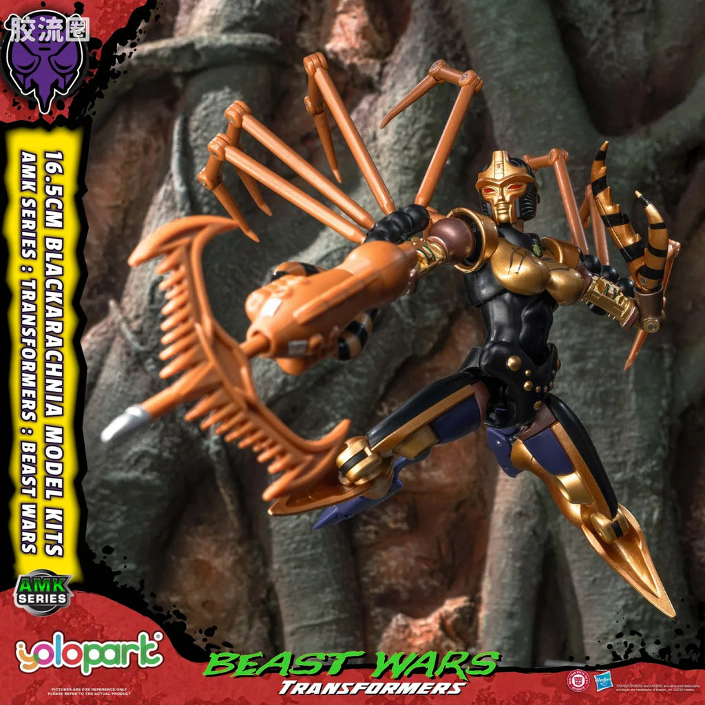 YOLOPARK Transformers Beast Wars Amk Series Blackarachnia Model Kit
