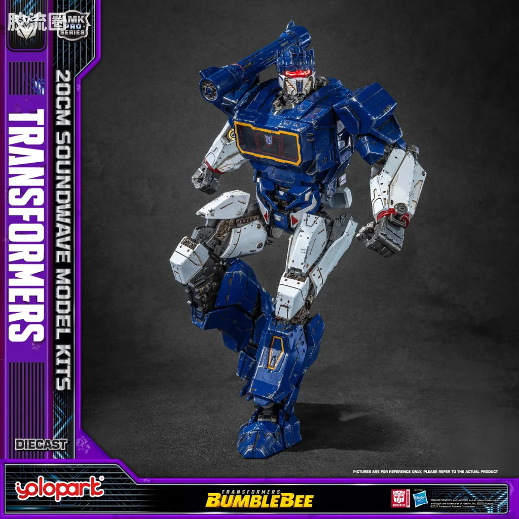 YOLOPARK Transformers Bumblebee Amk Pro Series 20cm Soundwave Model Kit