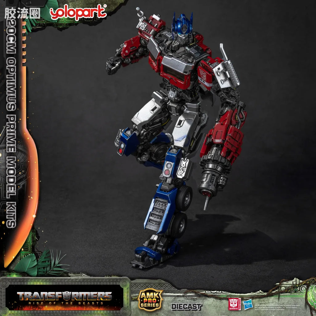 YOLOPARK Transformers Rise Of The Beasts Amk Pro Series 20cm Optimus Prime Model Kit