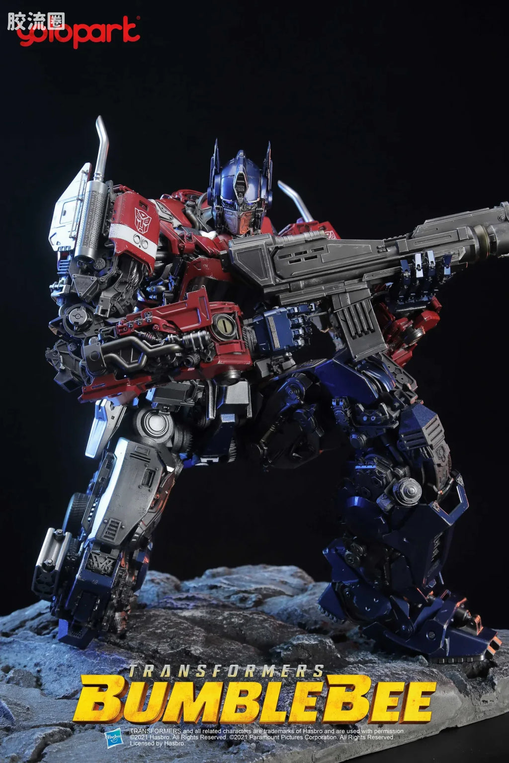 YOLOPARK Bumblebee The Movie Iies 24 Earth Mode Optimus Prime