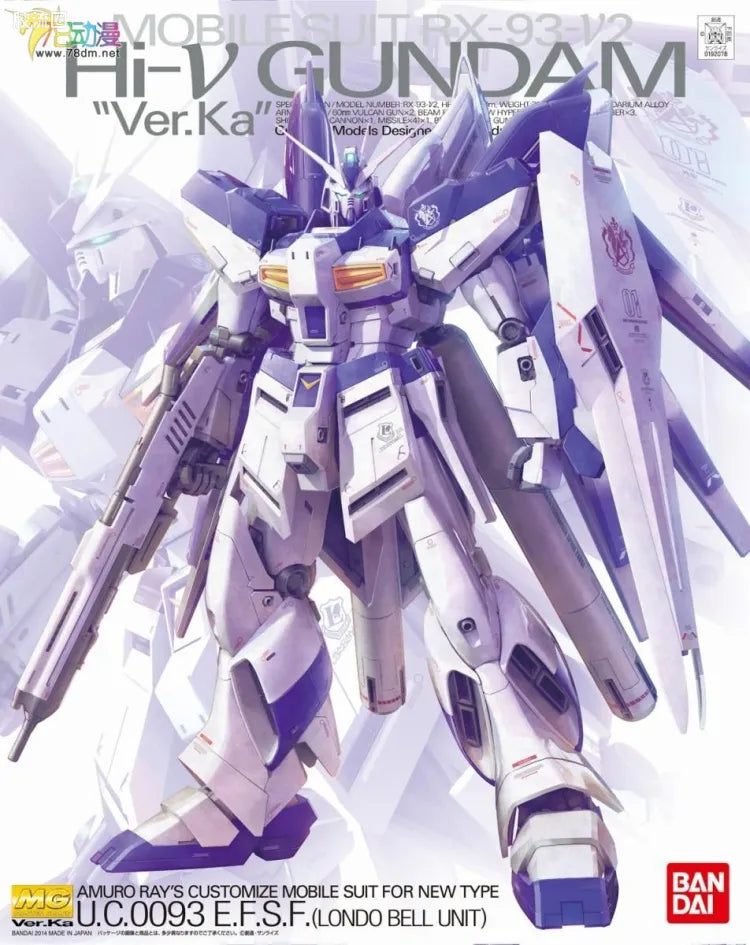 Bandai MG 1/100 RX-93-ν2 Hi-ν Gundam Ver.Ka