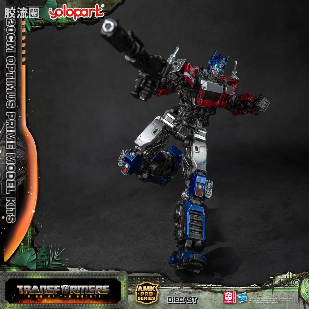 YOLOPARK Transformers Rise Of The Beasts Amk Pro Series 20cm Optimus Prime Model Kit