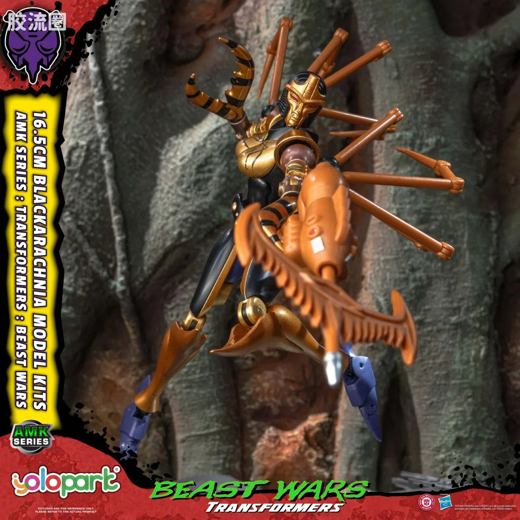 YOLOPARK Transformers Beast Wars Amk Series Blackarachnia Model Kit