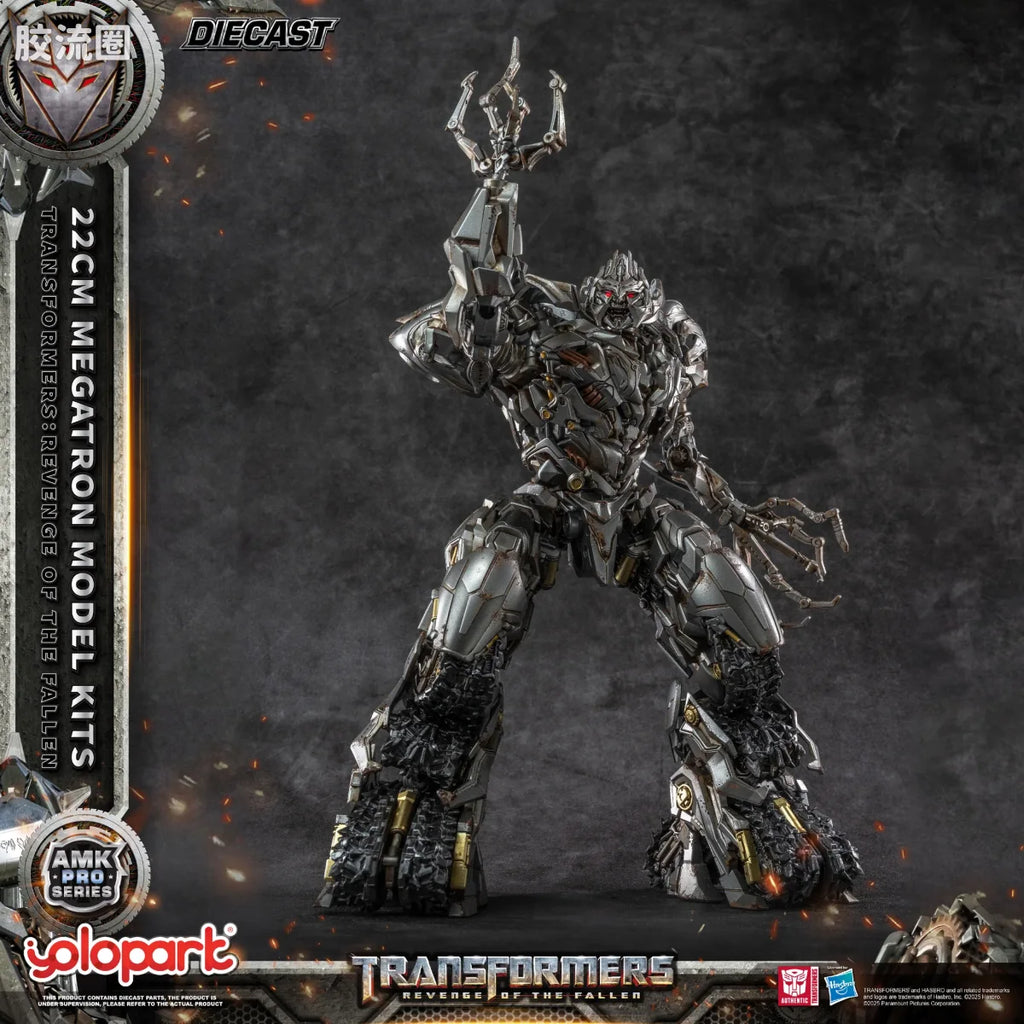 YOLOPARK Amk Pro Series Transformers Revenge Of The Fallen 22cm Megatron Model Kits