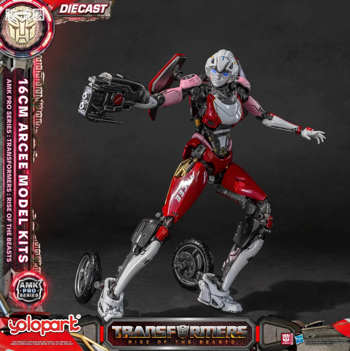 YOLOPARK Transformers Rise Of The Beasts Amk Pro Series Arcee Model Kit