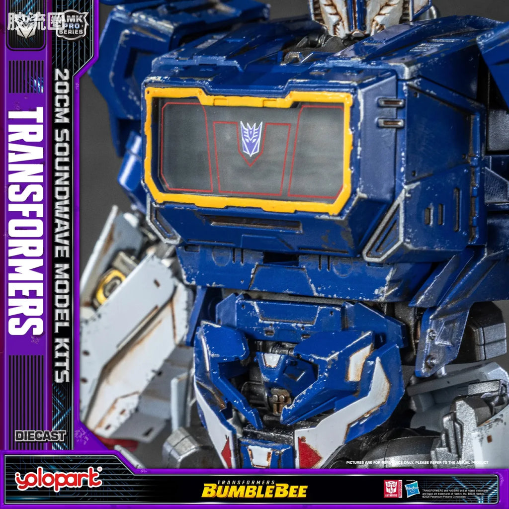 YOLOPARK Transformers Bumblebee Amk Pro Series 20cm Soundwave Model Kit