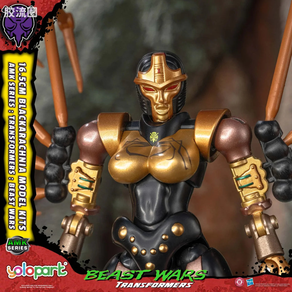 YOLOPARK Transformers Beast Wars Amk Series Blackarachnia Model Kit