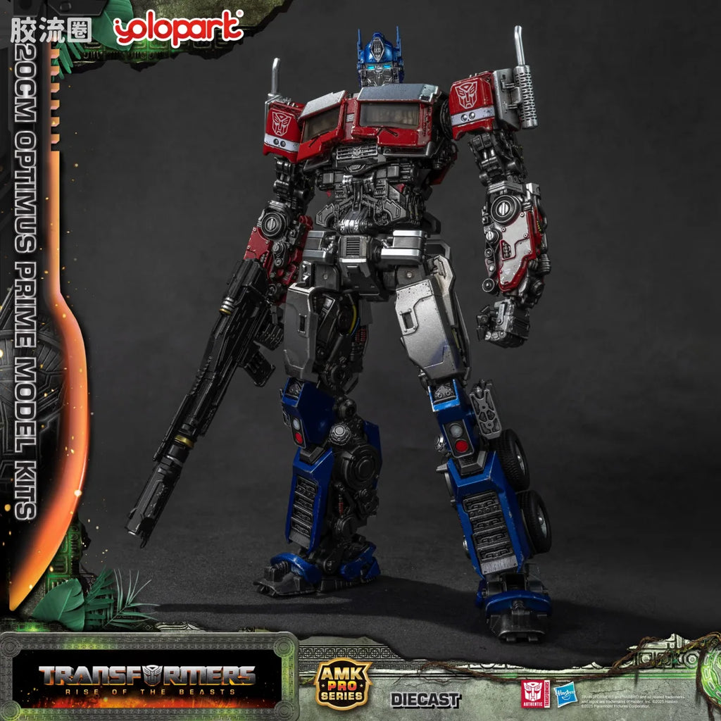 YOLOPARK Transformers Rise Of The Beasts Amk Pro Series 20cm Optimus Prime Model Kit