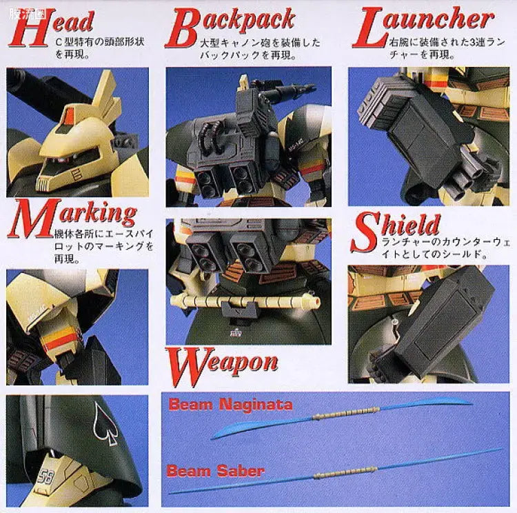 Bandai MG 1/100 MS-14B/C Gelgoog Cannon